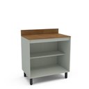 Ver imagem 2 de Balcão de Cozinha 2 Portas 80cm Koya Verde Oliva Politorno Móveis