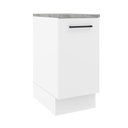 Ver imagem 1 de Balcão Armário de Cozinha 40 cm 1 Porta Branco Agata Madesa