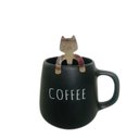 Ver imagem 1 de Conjunto Caneca Bojuda e Colher Gatinho Coffee
