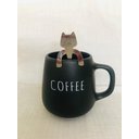 Ver imagem 2 de Conjunto Caneca Bojuda e Colher Gatinho Coffee