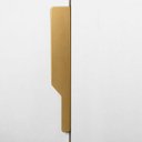 Ver imagem 2 de Puxador Esquerdo Dourado Aço Carbono Organize Masutti 18cm Móveis Armário Porta Gaveta Avulso