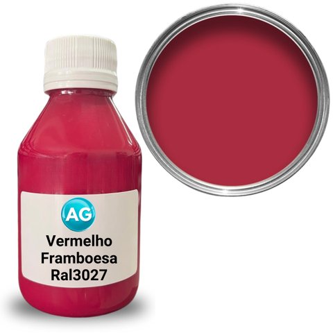 Cor Sólida Vermelho Framboesa Ag - Ral3027