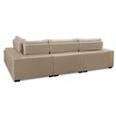 Ver imagem 5 de Sofá de Canto Retrátil e Reclinável com Molas 3,40x2,00 Ld Jacke Suede Bege Madelina Decor