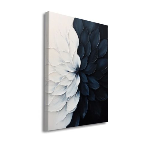 Quadro Pintura Dualidade: Borda Infinita/ 80x120