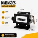 Ver imagem 5 de Contador Batida Manual Mecânico 5 Dígito Máquina Industriais