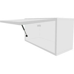 Armário Cozinha Porta Basculante Slim Multiuso De Parede - 3 Armário Cozinha Porta Basculante Slim Multiuso De Parede - 3