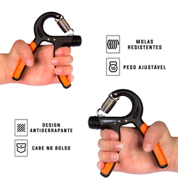 Hand Grip Mola Com Ajuste 10kg A 40kg Fisioterapia Fitness:Laranja - 8