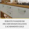 Cozinha 3 Peças Ripado Princesa 100% Mdf Nesher - 2