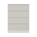Ver imagem 5 de Cômoda Infantil 65cm com 4 Gavetas Encanto Multimóveis Mp4427 Branco/off White