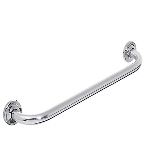 Alça de Apoio Banheiro Barra Inox 60cm Idoso Cadeirante Deficiente Acessibilidade Kit 2 unidades