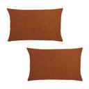 Ver imagem 1 de Kit 2 Capas Almofada Baguete Bouclé 50x30 – Zíper Invisível, Texturizado