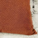 Ver imagem 3 de Kit 2 Capas Almofada Baguete Bouclé 50x30 – Zíper Invisível, Texturizado