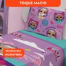 Jogo de Cama Infantil Lepper Lol Solteiro 2 Peças Microfibra Roxo - 4