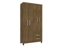 Ver imagem 4 de Guarda-Roupa Solteiro Modena 4 Portas Malbec - Incorplac