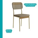 Ver imagem 6 de Conjunto Sala de Jantar 4 Cadeiras Iris Carraro Carvalho Dourado