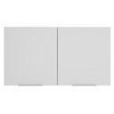 Ver imagem 7 de Armário Aéreo Madesa Stella 120 cm 2 Portas Branco Cor:Branco