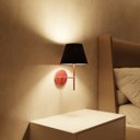Ver imagem 3 de Kit 2 Arandelas de Parede Clássica com Interruptor e Cúpula Preto Ref 19 Decoração Casa Sala Quarto