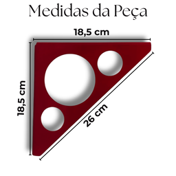 Kit 2 Suportes de Prateleira Aço Reforçado Design Moderno Alta Resistência Casa Escritório - 3