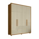 Ver imagem 3 de Guarda Roupas 100% Mdf 4 Portas 187cm Greco 181 Espazzo Madetec