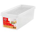 Ver imagem 4 de Kit 6 Organizadores de Geladeira 4,2l Legumes Verduras Tampa Ventilável Caixa Plástica
