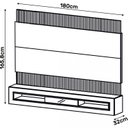Ver imagem 3 de Painel para TV até 65 Polegadas 1 Porta Deslizante Velasque