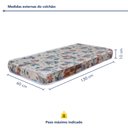 Ver imagem 4 de Colchão Berço 130x60x10cm Baby Sleep Tigus Baby