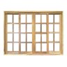 Janela de Madeira Vitro de Correr Quadriculado Reto de Itaúba Bat de 10 Cm - 1.00 (l) X 1.00 (a) - 3