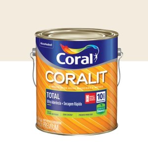 Tinta Esmalte Sintetico Acetinado Balance Zero Odor Coralit Branco 900ml - Coral