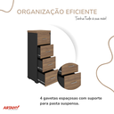 Ver mais imagens de Conjunto Escritório Artany: Mesa e Arquivo 4 Gavetas