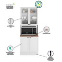 Ver imagem 5 de Paneleiro Duplo Olivia 1 Nicho 4 Portas