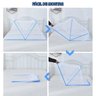 Mosquiteiro de Cama Grande Tenda Anti Mosquito Dobravel Protetor Mosca Inseto Pernilongo Previne Doe - 11