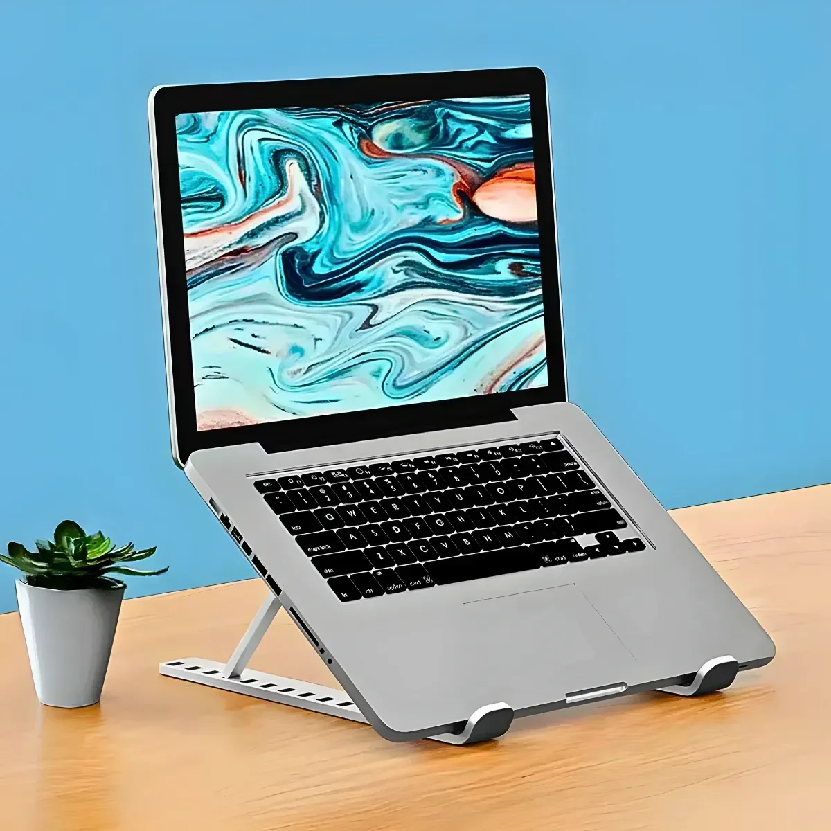 Ver imagem 3 de Suporte Notebook Ajustável Base Tablet Netbook Ergonômico do