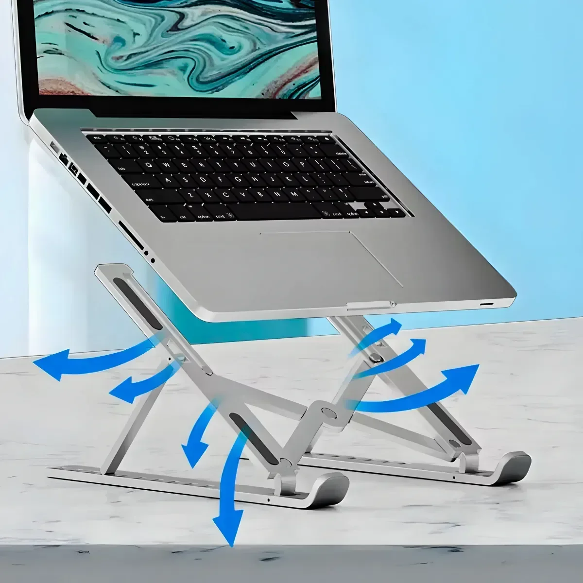 Ver mais imagens de Suporte Notebook Ajustável Base Tablet Netbook Ergonômico do