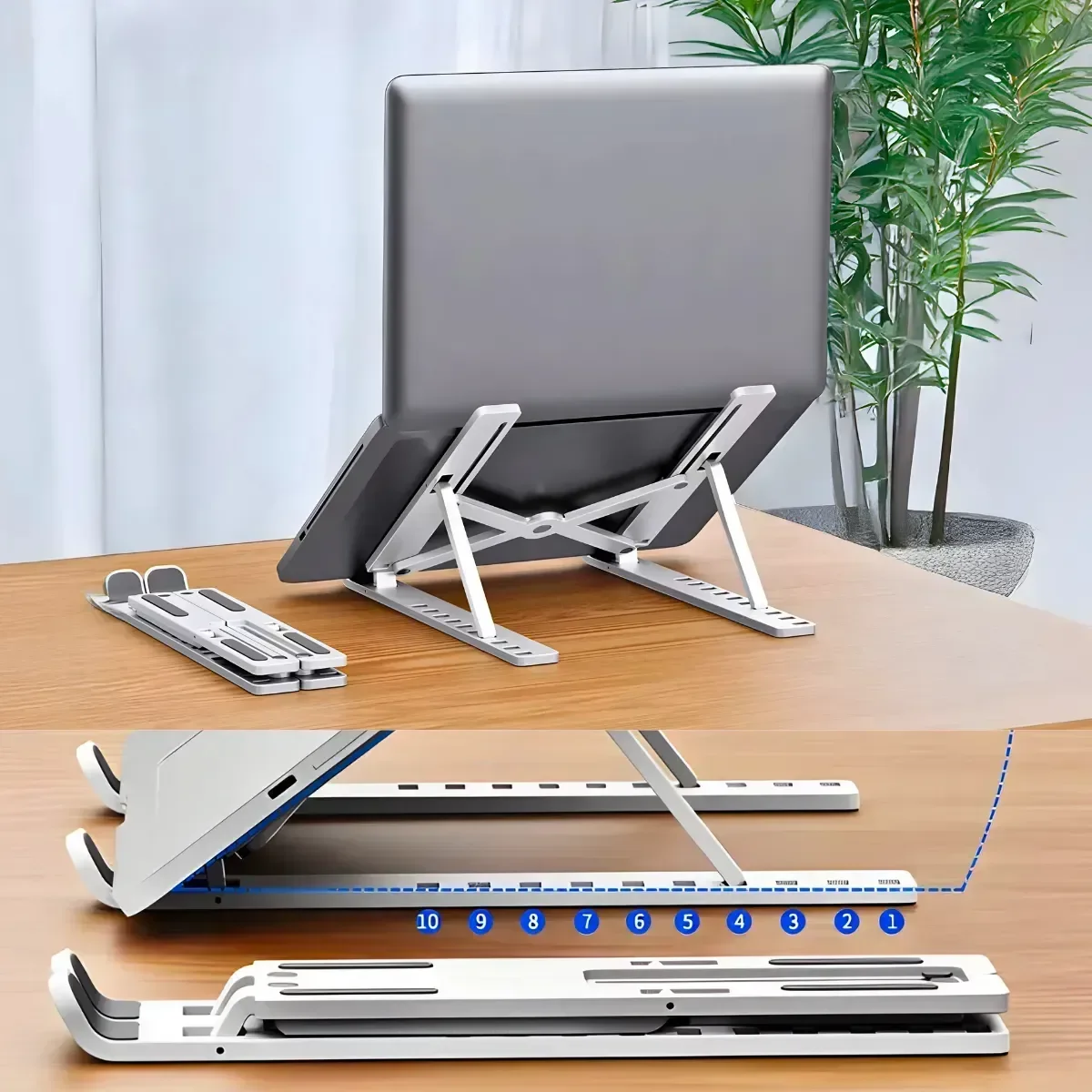 Suporte Notebook Ajustável Base Tablet Netbook Ergonômico do - 7