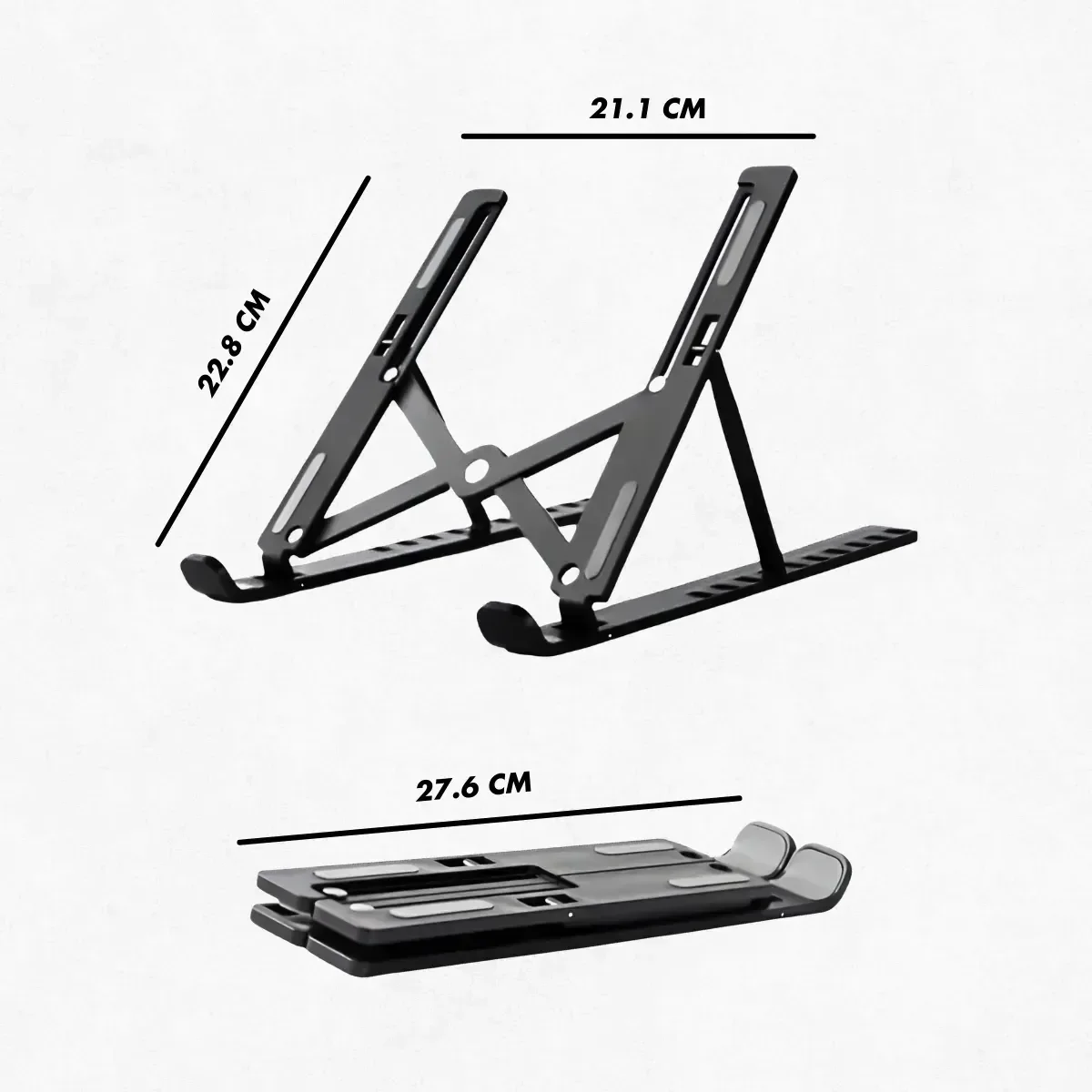 Suporte Notebook Ajustável Base Tablet Netbook Ergonômico do - 10