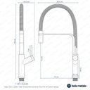 Ver imagem 3 de Torneira Monocomando Gourmet de Cozinha Bela Metais