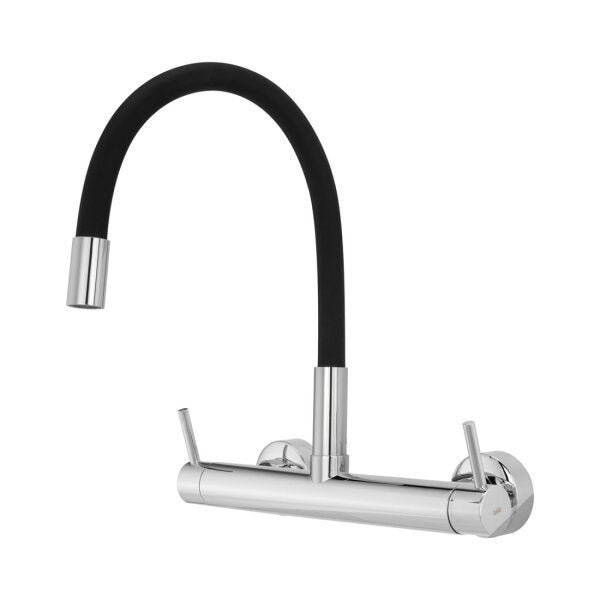 Torneira Misturador Gourmet de Parede de Cozinha Bela Metais - 1