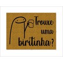 Ver imagem 1 de Tapete Capacho Flork Trouxe Uma Biritinha