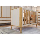 Ver imagem 4 de Berço Evolutivo Theo 4 em 1 - Móveis Peroba Amendoa/off White