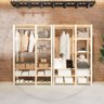 Closet Duplo Design Arara Industrial Pinus Organizadoras On Design Ecommerce Estante Multiuso - 5