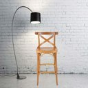 Ver imagem 4 de Banqueta Madeira Maciça Tauarí Verniz Natural X Texas