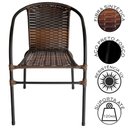 Ver imagem 2 de Cadeira para Área Externa Happy Hour de Aço e Fibra Sintética Acesse Móveis