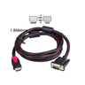 Cabo Vga + Hdmi 1,8m - Conexão Versátil e Prática - 3