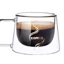 Ver imagem 1 de Xicara em Vidro Duplo Modelo Coffee