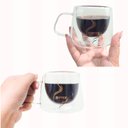 Ver imagem 3 de Xicara em Vidro Duplo Modelo Coffee