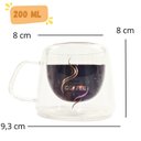 Ver imagem 4 de Xicara em Vidro Duplo Modelo Coffee