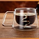 Ver imagem 2 de Xicara em Vidro Duplo Modelo Coffee