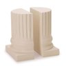 Aparador de Livros Coluna Dórica Bege em Cerâmica 19x16cm Mart - 1