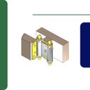 Ver imagem 3 de Dobradiça Vai e Vem 3" Modelo 255 para Portas