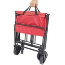 Ver imagem 6 de Carrinho Dobrável Articulado Transporte Camping Praia Pesca Até 80 Kg Importway Iwcdca-Vm